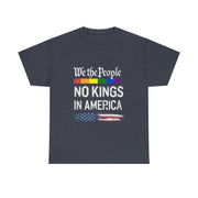 No Kings in America T-Shirt – Bold Patriotic Statement Tee for Politically Active Men