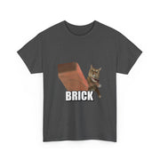 Funny Cat Throwing Brick - Angry Cat Meme T-Shirt - Unisex Apparel