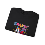 Shakin' Tits and Takin' Shits Funny Unicorn Adult Humor Sweatshirt - Unisex Apparel