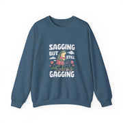 Funny Frog Meme Women's Sweatshirt - Sagging But Still Gagging