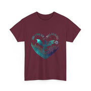 Just a Girl Who Loves Dragons T-Shirt – Cute Heart Graphic Tee for Fantasy Fans and Dragon Lovers