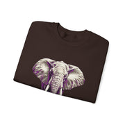 Majestic Elephant Safari Wildlife Artwork Sweatshirt Gift for Animal Lovers