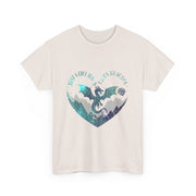Just a Girl Who Loves Dragons T-Shirt – Cute Heart Graphic Tee for Fantasy Fans and Dragon Lovers