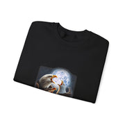 Funny Eagle Howling At The Moon Sweatshirt for Bird Lovers