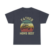 Funny Father's Day T-Shirt Dad Mows Best Lawn Mowing Gift for Him