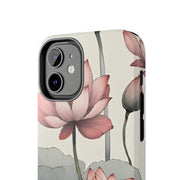 Vintage Lotus Blossom Phone Case Gift for Her - Trending Floral Design