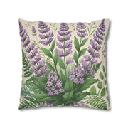Enchanted Lavender Floral Pillowcase for a Serene Home