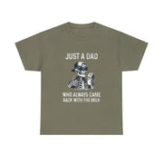 Funny Just A Dad Who Always Came Back With The Milk T-Shirt Gift for Dad
