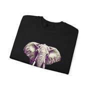 Majestic Elephant Safari Wildlife Artwork Sweatshirt Gift for Animal Lovers