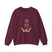 Inappropriate Little Ms Furry Cat Adult Humor Women's Sweatshirt