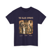 Black Cowboy Western Rodeo Melanin Black History Texas Men's T-Shirt Gift for Him