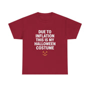 Funny Inflation Halloween Costume T-Shirt for Him