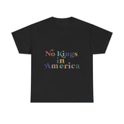 No Kings In America Protest Save Democracy Flag T-Shirt - Unisex Apparel