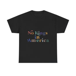 No Kings In America Protest Save Democracy Flag T-Shirt - Unisex Apparel