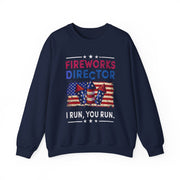 Funny 4th of July Fireworks Director Sweatshirt Gift for Him