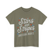 4th Of July Stars Stripes Equal Rights T-Shirt Gift for Her