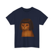Funny Cat Bob Haircut Girl Meme T-Shirt - Unisex Apparel