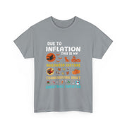 Funny Inflation Holiday T-Shirt - Unisex Apparel