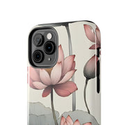 Vintage Lotus Blossom Phone Case Gift for Her - Trending Floral Design