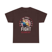 Vintage Fight Oligarchy America Flag T-Shirt for Women Gift for Her