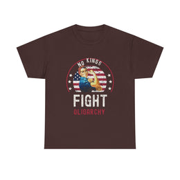 Vintage Fight Oligarchy America Flag T-Shirt for Women Gift for Her