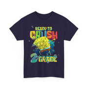 Spongebob Dabbing Ready to Crush 2nd Grade School T-Shirt Gift for Students