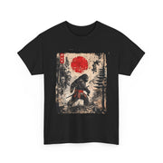 Funny Samurai Bigfoot Japanese Vintage Ukiyo-e Art Unisex T-Shirt