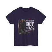 Cowgirl Western Boot 4th of July T-Shirt Gift for Her