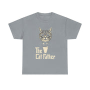 Funny CatFather Cat Dad T-Shirt Gift for Him