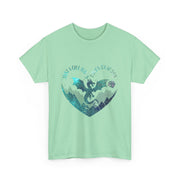 Just a Girl Who Loves Dragons T-Shirt – Cute Heart Graphic Tee for Fantasy Fans and Dragon Lovers