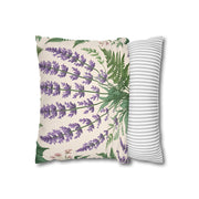 Classic Botanical Lavender & Fern Pillowcase for Home Decor