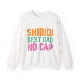 Vintage Skibidi Dad Rizz Funny Father's Day Sweatshirt Gift for Him