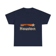 Vintage Houston Texas Strong Stripes City T-Shirt Unisex T-Shirt