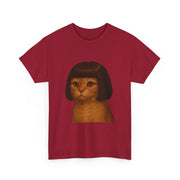 Funny Cat Bob Haircut Girl Meme T-Shirt - Unisex Apparel