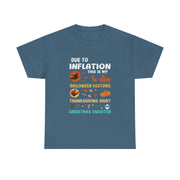 Funny Inflation Holiday T-Shirt - Unisex Apparel