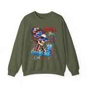 Funny Skeleton 4th Of July Sweatshirt Retro Chill The Fourth Out Gift for Her