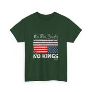 No Kings in America Distress Flag Upside Down We the People T-Shirt - Unisex Apparel