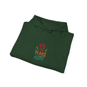 13 Years Fantastic 13th Birthday Long Sleeve Hoodie for Unisex