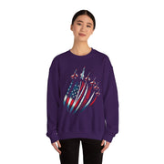 Patriotic USA Flag Fighter Jets Sweatshirt Gift for Fans