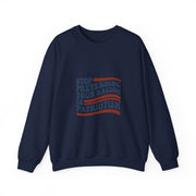 Stop Pretending Your Racism is Patriotism 4th July US Flag Sweatshirt - Unisex Apparel