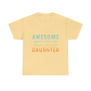 Funny Dad T-Shirt Fathers Day Gift Cool Awesome Like My Daughter for Him