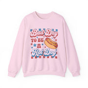 Funny BBQ Hot Dog Grilling Sweatshirt Independence Day Gift Unisex