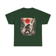 Funny Samurai Bigfoot Japanese Vintage Ukiyo-e Art Unisex T-Shirt