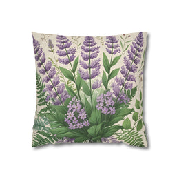 Enchanted Lavender Floral Pillowcase for a Serene Home