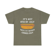 Funny 4th of July Wiener Dog T-Shirt Unisex Apparel