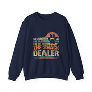 Funny Fur Dad The Man Myth Snack Dealer Dog Fathers Day Sweatshirt Gift for Him