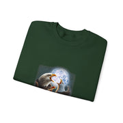 Funny Eagle Howling At The Moon Sweatshirt for Bird Lovers
