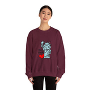 Statue Of Liberty I Love New York Sweatshirt - Unisex Apparel