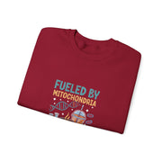 Funny Biology Teacher Science Fueled by Mitochondria Sweatshirt - Unisex Apparel