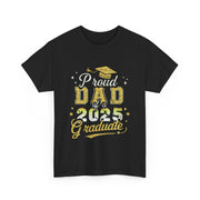 Proud Dad of 2025 Graduate Senior Graduation T-Shirt - Gift for Him